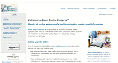 Desktop Screenshot of ansondigitalconcerns.com