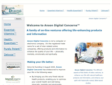 Tablet Screenshot of ansondigitalconcerns.com